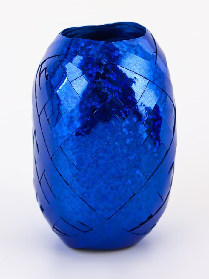 Лента упаковочная голографическая, для воздушных шаров и подарков, ассорти, набор 6 шт., 0.5 см × 10 м