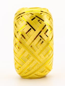 Лента упаковочная для воздушных шаров и подарков, с золотой полосой, ассорти, набор 6 шт., 0.5 см × 10 м