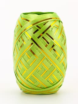 Лента упаковочная для воздушных шаров и подарков, с золотой полосой, ассорти, набор 6 шт., 0.5 см × 10 м