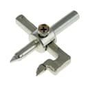 Сверло круговое регулируемое по кафелю ТУНДРА «Балеринка», 20 - 100 мм