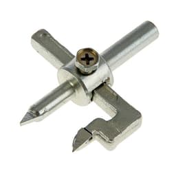 Сверло круговое регулируемое по кафелю ТУНДРА «Балеринка», 20 - 100 мм