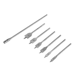 Набор сверл перовых ТУНДРА, шестигр. хвост., 10-12-16-18-20-25 мм + удлинитель 300 мм