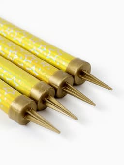 Свечи фонтаны в торт «Золотые искры», 4 шт., 12.5 см, горение 40 сек.