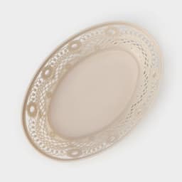 Корзинка для хлеба и фруктов Альтернатива «Кружево», пластик, 23×17×6.5 см, МИКС