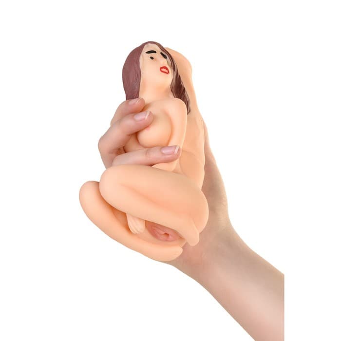 Мастурбатор реалистичный Toyfa Juicy Pussy Sweet Dew, вагина, TPR, телесный, 17 см