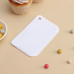 Шпатель кондитерский Доляна, 13×8 см, пластик, белый