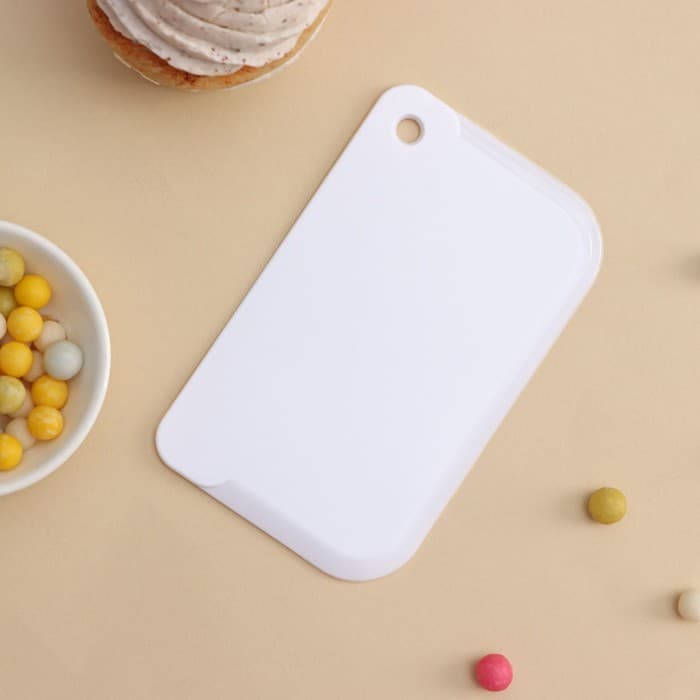 Шпатель кондитерский Доляна, 13×8 см, пластик, белый