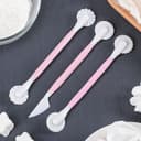 Стеки для моделирования кондитерских украшений Доляна, 3 шт., набор 17 см, пластик, МИКС