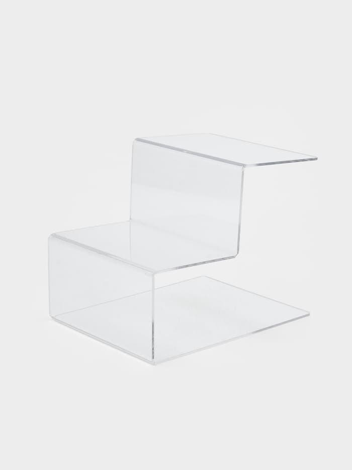 Подставка горка 2 ступеньки, 12×13×15 см, оргстекло 2 мм