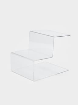 Подставка горка 2 ступеньки, 12×13×15 см, оргстекло 2 мм