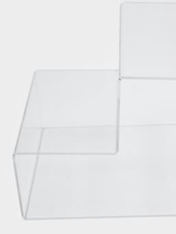 Подставка горка 2 ступеньки, 12×13×15 см, оргстекло 2 мм