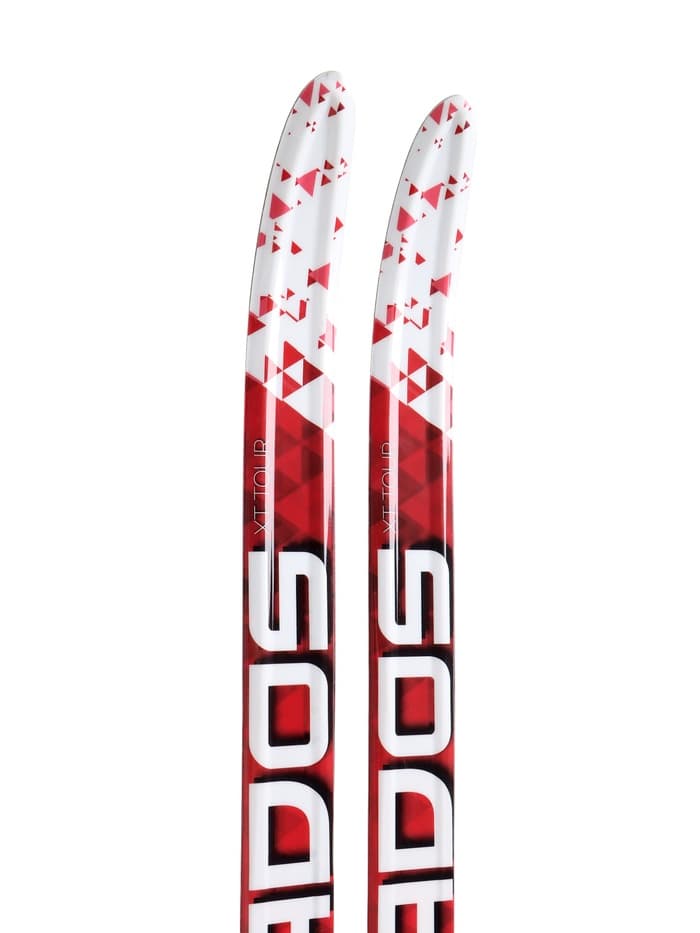 Лыжи пластиковые, 200 см, с насечкой, цвета МИКС