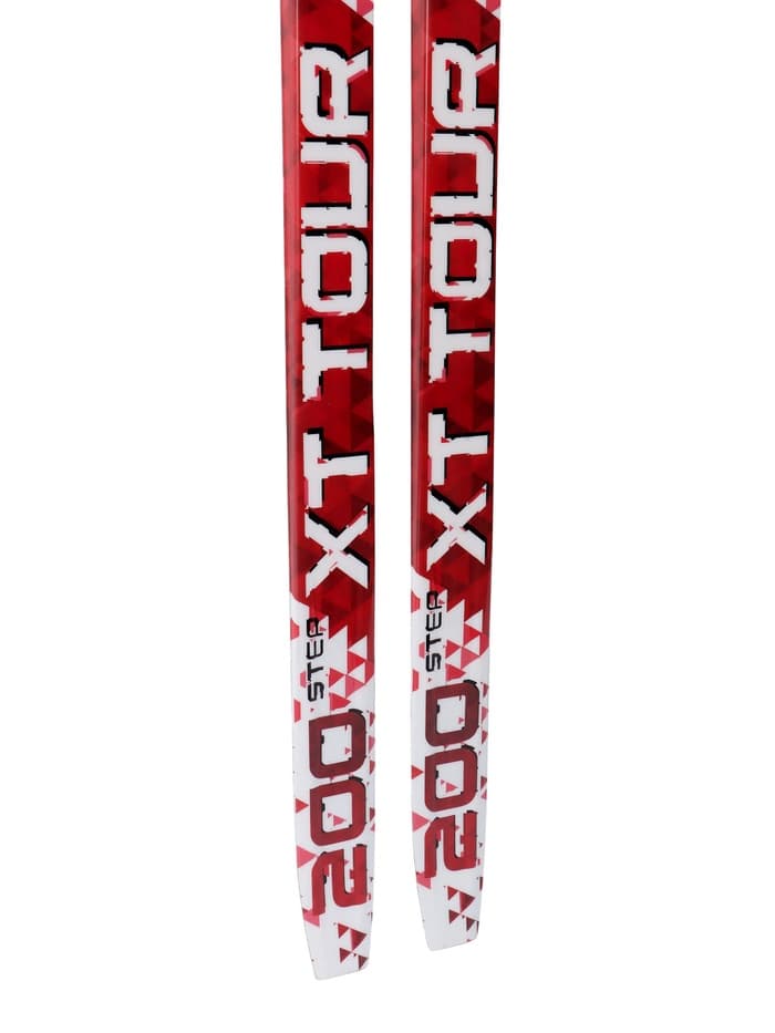 Лыжи пластиковые, 200 см, с насечкой, цвета МИКС