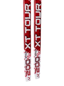 Лыжи пластиковые, 200 см, с насечкой, цвета МИКС