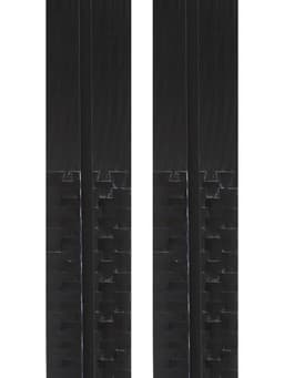 Лыжи пластиковые, 200 см, с насечкой, цвета МИКС