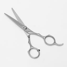 Ножницы парикмахерские с упором, лезвие — 5.5 см, серебристые