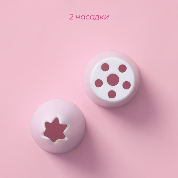 Набор кондитерский Доляна, 10 предметов: 8 мешков, 2 насадки 21.5×10.5×4.5 см