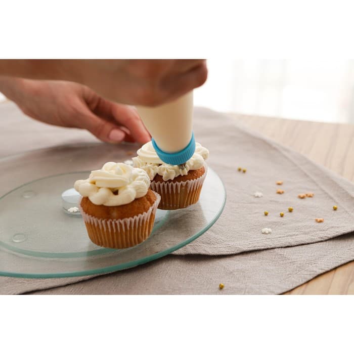 Набор кондитерский Доляна, 7 предметов: мешок 24 см, 6 насадок d=1.8 см, насадки и МИКС