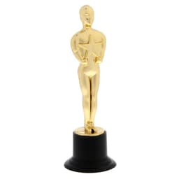 Кубок, наградная фигура мужская, «Оскар», подставка пластик черная, 15.5×5×5 см