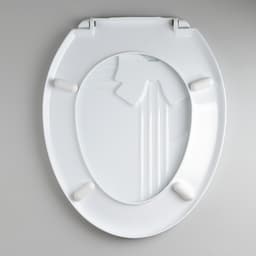 Сиденье для унитаза с крышкой «Комфорт Люкс», 44.5×37 см, белое