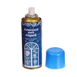 Искусственный снег спрей, 250 мл, голубой