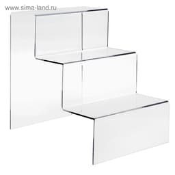 Горка 3 ступеньки 20×27×28 см, оргстекло 3 мм
