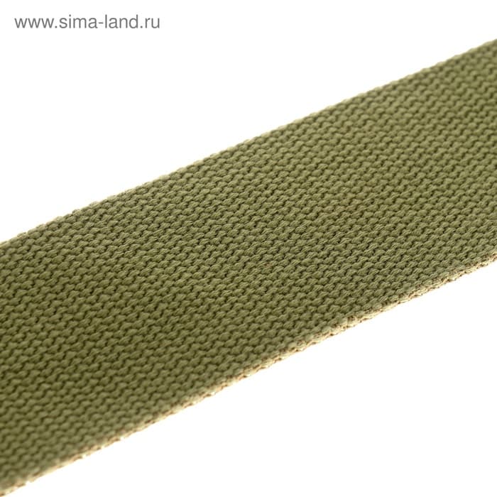 Ошейник брезентовый однослойный, 84×4.5 см, ОШ 50-70 см, хаки