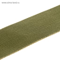 Ошейник брезентовый однослойный, 84×4.5 см, ОШ 50-70 см, хаки
