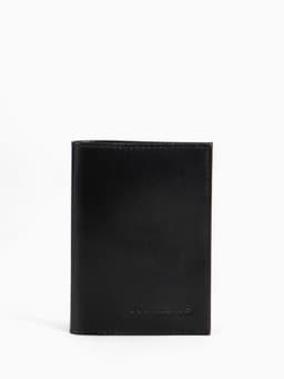 Обложка для автодокументов, натуральная кожа, гладкая, 10×1×13 см, чёрная