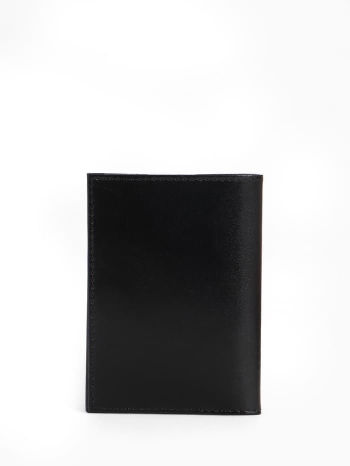 Обложка для автодокументов, натуральная кожа, гладкая, 10×1×13 см, чёрная