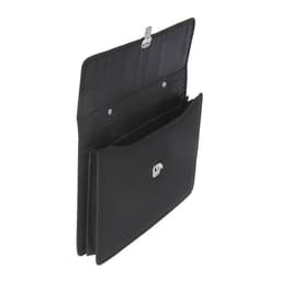 Портфель деловой 350×260×100 мм, текстильный, 2 отделения, К 1С11 «Выборг», чёрный