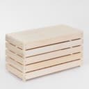 Лавка с ящиком для бани и сауны, 80×40×45 см, липа, «Добропаровъ»