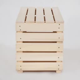 Лавка с ящиком для бани и сауны, 80×40×45 см, липа, «Добропаровъ»