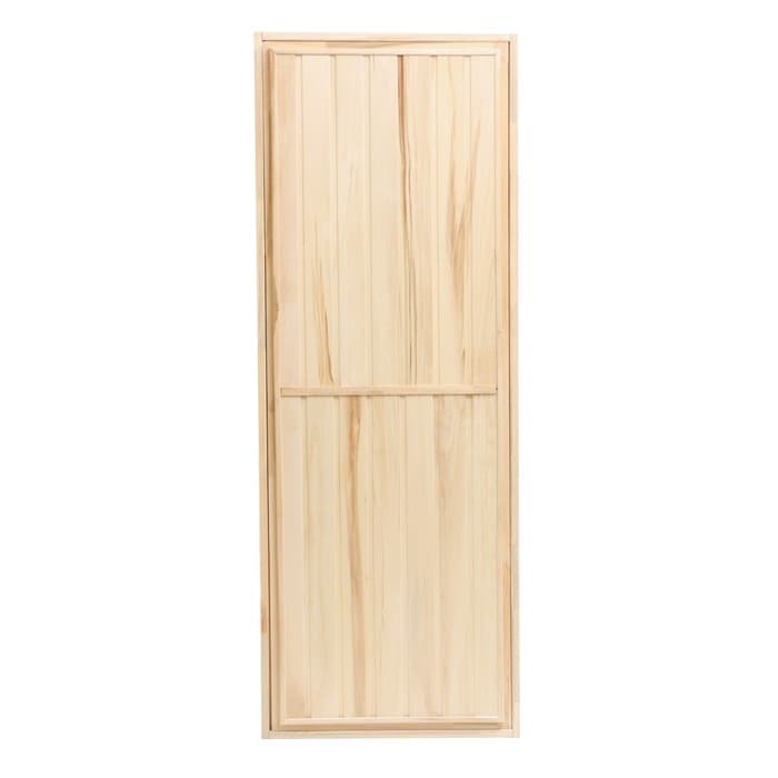 Дверь для бани и сауны «Эконом», 190×70 см, деревянная, «Добропаровъ»