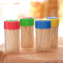 Зубочистки «Цветок», 150 шт., МИКС