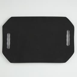 Зеркало с ручками, 20×28/25.3×41 см, чёрное