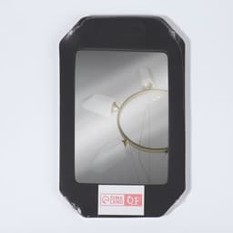 Зеркало с ручками, 20×28/25.3×41 см, чёрное