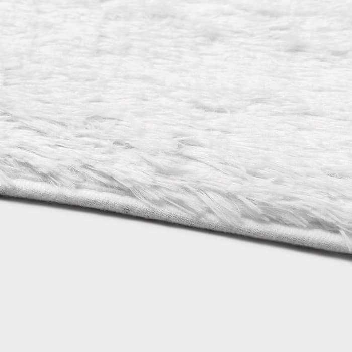 Коврик Доляна «Пушистик», 40×60 см, белый