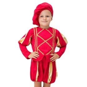 Карнавальный костюм «Принц», берет, кофта, шорты, 5-7 лет, рост 122-134 см