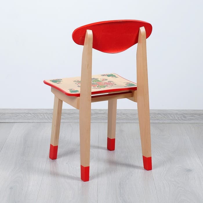 Стул детский «Хохлома», с художественной росписью, 2 ростовая категория, люкс