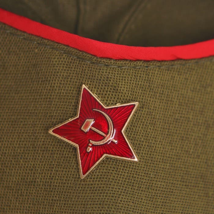 Карнавальный костюм детский, для девочки «Военный», платье, ремень, пилотка, р-р 68, рост 134 см