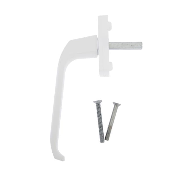 Ручка оконная ТУНДРА, металлическая, белая