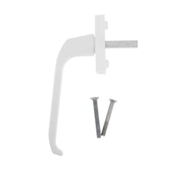 Ручка оконная ТУНДРА, металлическая, белая