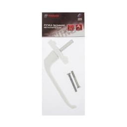 Ручка оконная ТУНДРА, металлическая, белая