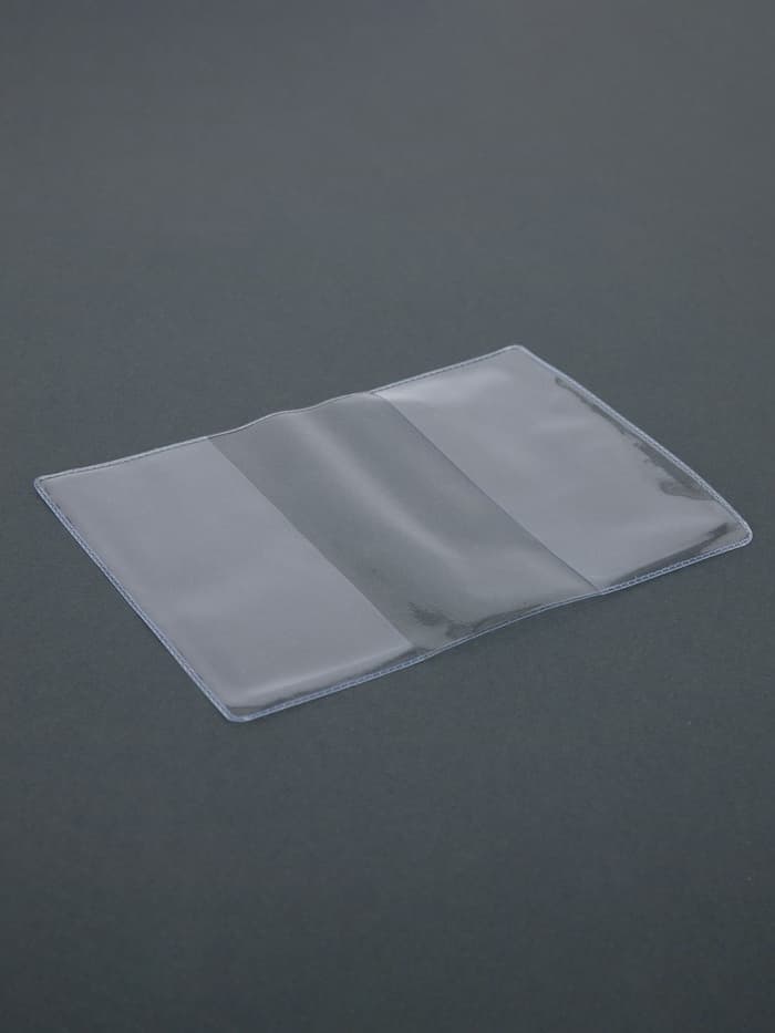 Обложка для пенсионного удостоверения, 100 мкн, прозрачная