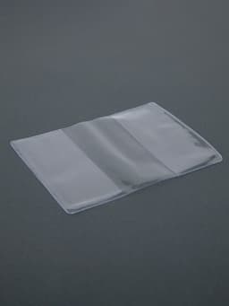 Обложка для пенсионного удостоверения, 100 мкн, прозрачная