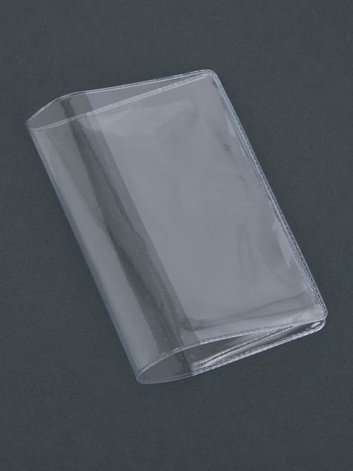 Обложка для пенсионного удостоверения, 100 мкн, прозрачная