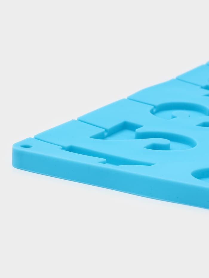 Форма для леденцов Доляна «Арифметика», силикон, 29×17 см, 10 ячеек (5×4 см), с палочками, МИКС