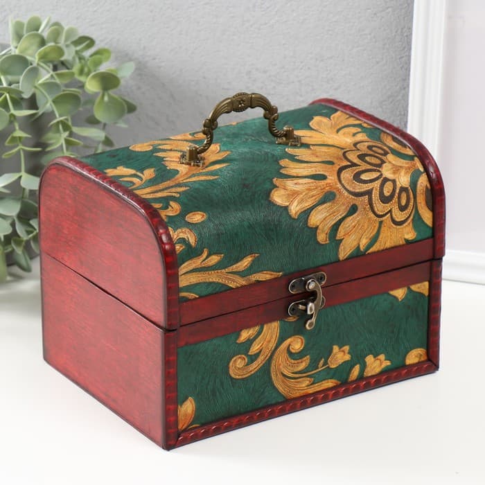Набор шкатулок для украшений «Сундучок. Искусство», дерево, 3 шт.