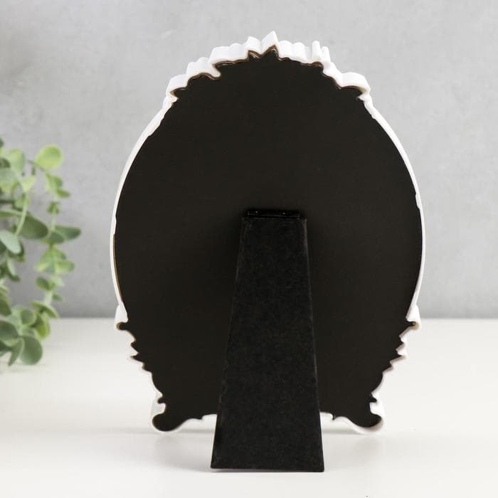 Фоторамка для фото 13×18 см «Нежность роз», пластик, белая, 16.5×24 см